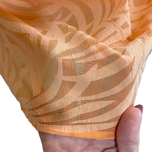 HEART OF PALMS - SUMMERTIME TUNIC - COLOR IS ORANGE / CORAL - SIZE 8 - B8 - Picture 5 of 8